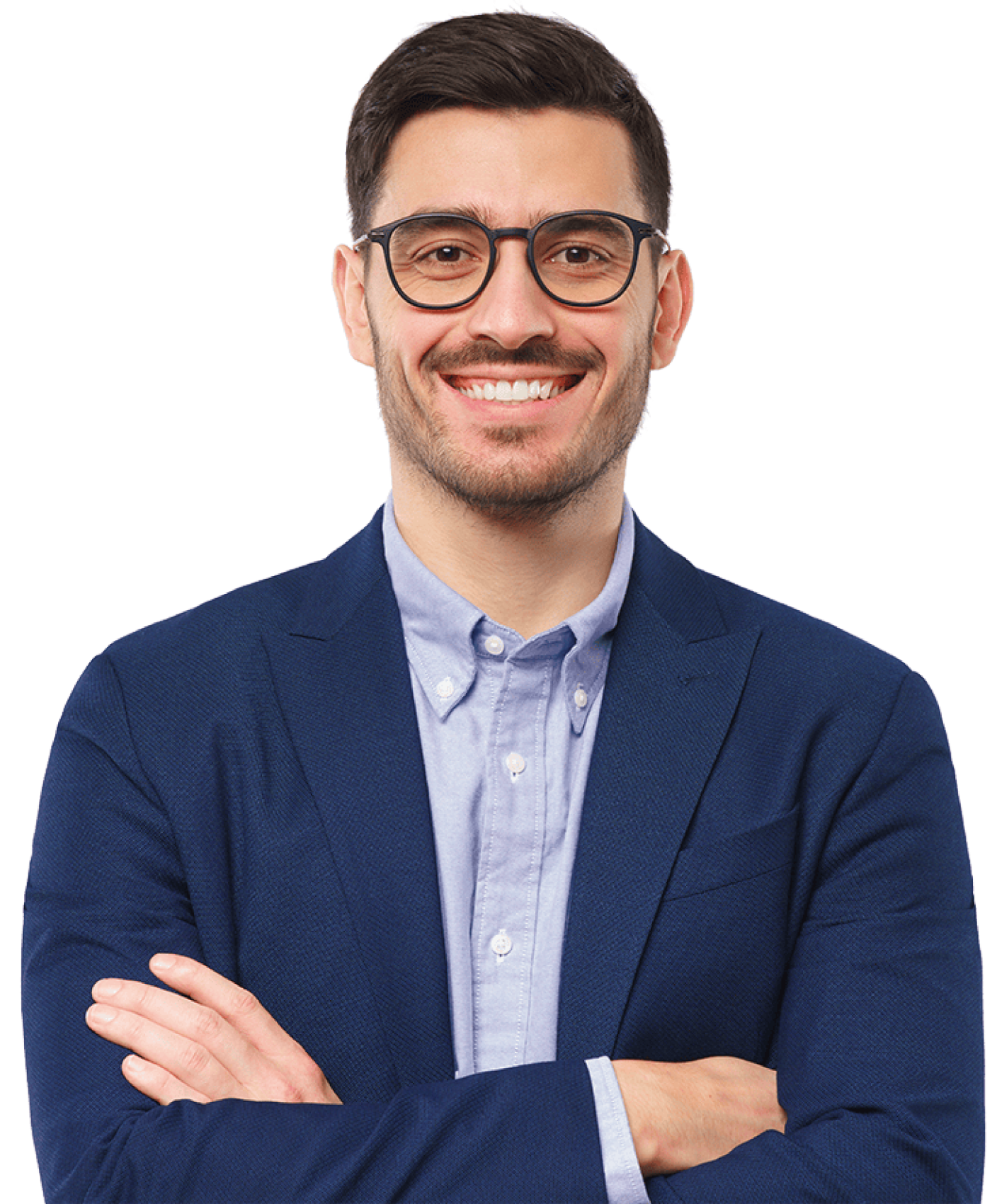 stock-photo-cheerful-chauffeur-smiling-at-camera-isolated-on-white-background-1989090218 2